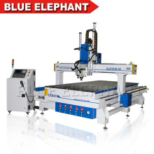 Multi Heads Three Spindles ele 1530 Cnc Router Machines Furniture Equipments with Rotary
